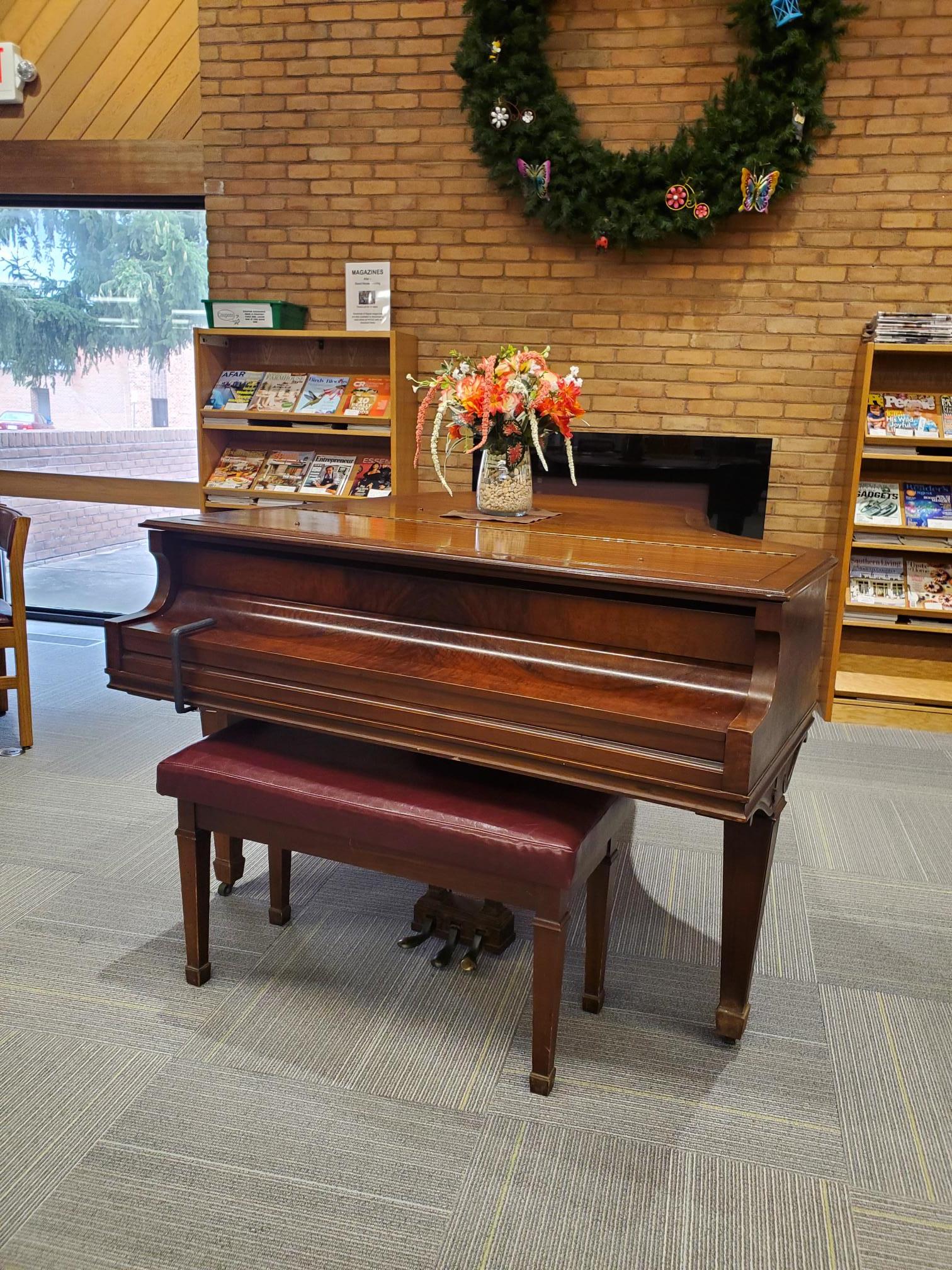 Dunbar Piano Kanawha County Public Library